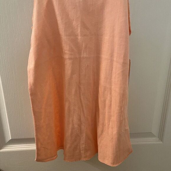 Vintage Havana Racerback Tank Top Peach Girls Size Large 14 NWT - Picture 3 of 8